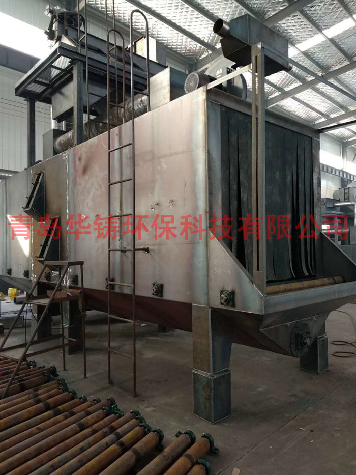 H型鋼拋丸機發貨前調試機 H型鋼拋丸機發貨前調試機