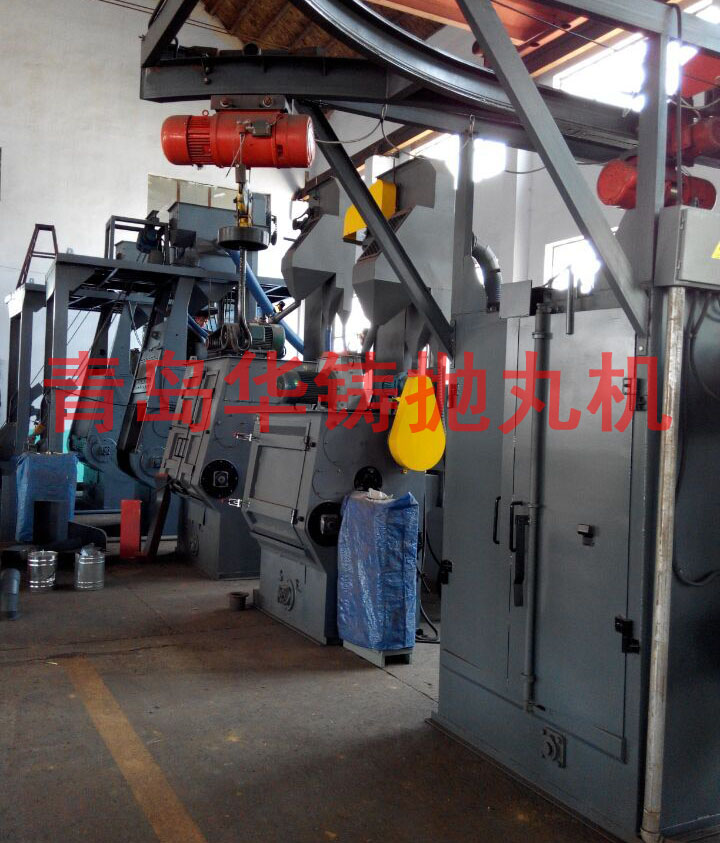 Q378吊鉤式拋丸機車間展示圖 Q378吊鉤式拋丸機車間展示圖