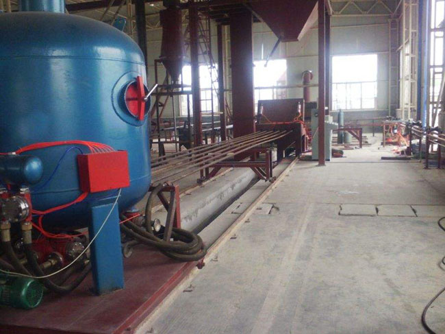 鋼管內壁拋丸機  鋼管內壁拋丸機