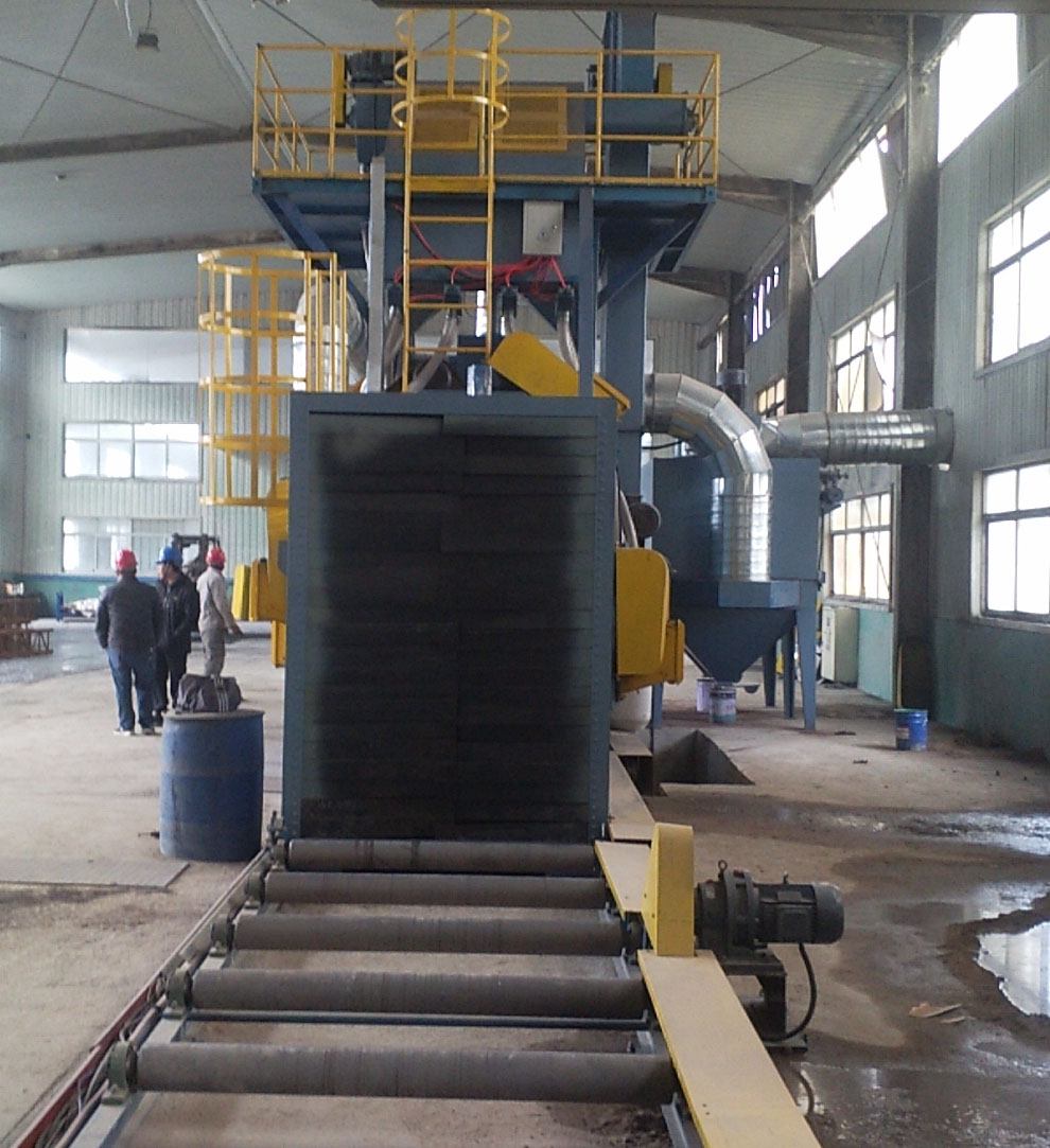 鋼結(jié)構(gòu)拋丸機圖二 鋼結(jié)構(gòu)拋丸機圖二